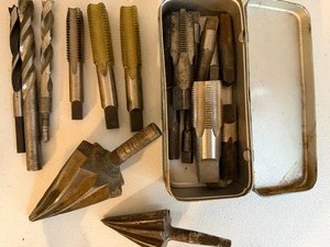 lot 295 image: Drill Bits, Tapered Pipe Reamers and More