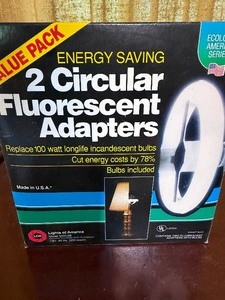 lot 312 image: Circular Fluorescent Adapters
