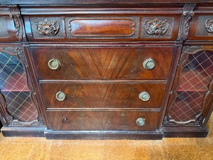 lot 314 image: Antique Writing Desk, MAIN FLOOR Please Read Description