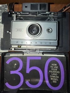 lot 325 image: Vintage Polaroid 350 Land Camera
