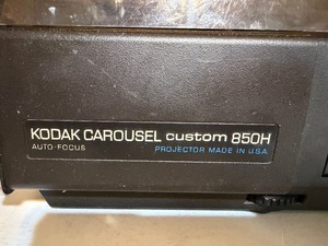 lot 333 image: Kodak Carousel Custom 850H Projector (w remote) and (2) Stack Loaders