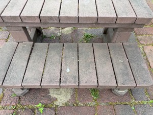 lot 611 image: Steps for Hot Tub w Pole Attached to Hang Towels