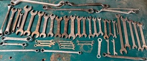 lot 620 image: Wrenches From Around the Garage, Misc Brands and Sizes