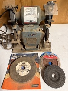 lot 633 image: Bench Grinders and Wheels