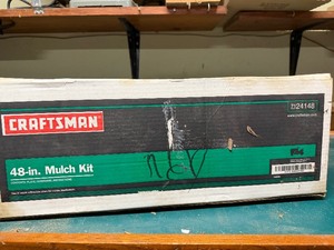 lot 637 image: Craftsman Mulch Kit, Opened Box