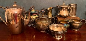 lot 377 image: Silverplate Pieces - Please See Pictures for Variety