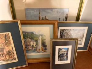 lot 423 image: Wall Art - Foreign Cities