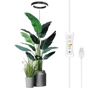 lot 7648 image: Plant Grow Light,yadoker LED Growing Light Full Spectrum for Indoor Plants,Height Adjustable, Automatic Timer, 5V Low Safe Voltage,Idea for Large Plant Light - Retail $15