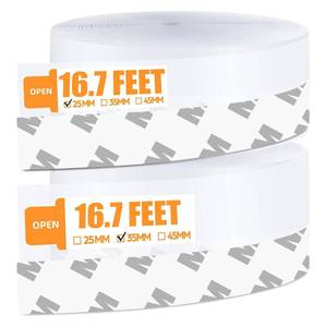 lot 7652 image: 33.5 Ft Weather Stripping Door Seal Strip, Silicone Tape for Draft Stopper, Self Adhesive Shower Door Bottom Seal and Insulation Strip for Door Frame, Windows and Glass Gaps (Transparent, 2535mm) - Retail $13