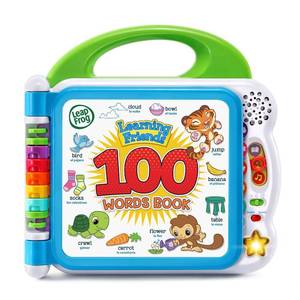 lot 7693 image: LeapFrog Learning Friends 100 Words Book, Green - Retail $20
