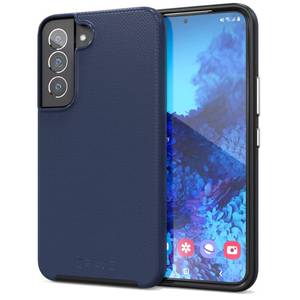lot 7741 image: Crave for Samsung Galaxy S22 Case, Shockproof Protection Dual Layer Case for Samsung Galaxy S22 5G (6.1 inch) - Navy - Retail $18