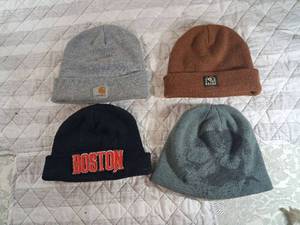 lot 16 image: Mixed Brand Winter Beanie Hat Collection Set of 4