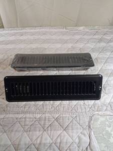 lot 34 image: Black Floor Register Vent Covers