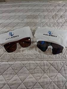 lot 52 image: PALESHY Sports Safety Glasses Set - 2 Pairs with Cases