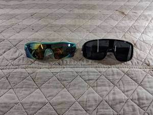 lot 72 image: Two Pairs of Sports Safety Glasses - Green and Black Frames
