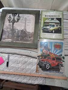 lot 150 image: Classic Car and Truck Metal Sign Collection