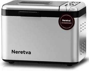 $190 Neretva Bread Maker 3.3lb, 15-in-1 Stainless Steel Nonstick