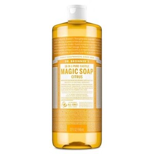 lot 3750 image: Dr. Bronners Magic Pure Castile Liquid Soap - Citrus - 32 fl oz