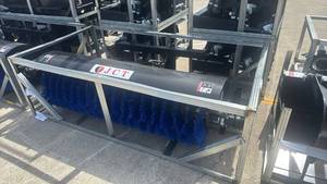 lot 38072 image: JCT Professional Skid Steer Angle Broom 72 inch