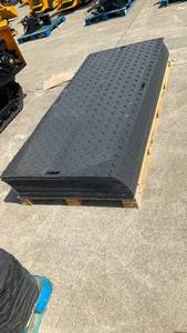 lot 45012 image: Heavy-Duty Ground Protection Mats 15 units  4 x 8 ft  IRGPM