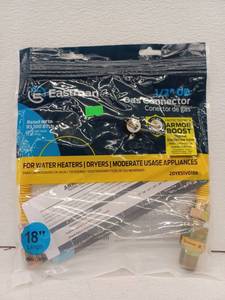 lot 9973 image: Eastman ProCoat 38 in. 12 in. D 18 in. Stainless Steel Gas Connector