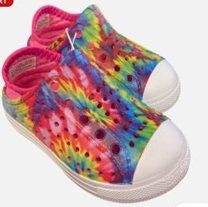 lot 10048 image: Skechers Toddler Girls Foamies Slip On Machine Washable Guzman Steps Sneaker