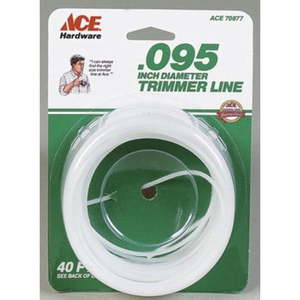 lot 10085 image: 0.095 X 40 Trimmer Line Replacement Spool Ace Mower Parts AC-WLS-95, 2 Pack
