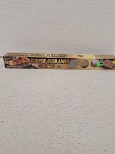 lot 10162 image: Copper Oven Liner Heat Resistant Non-Stick Cooking Mat