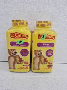 lot 10168 image: Lil Critters Fiber Gummy Supplements 180 Count, 2 Pack