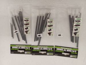 lot 10209 image: 3 Pack Foam Tip Swaps