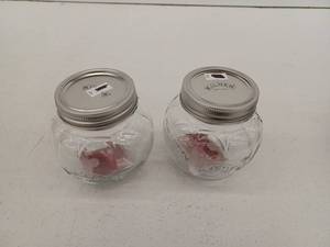 lot 10217 image: Kilner Glass Storage Jars with Metal Lids, Set of 2