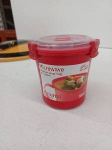 lot 10264 image: Sistema Microwave Medium Soup Mug 656ml Red