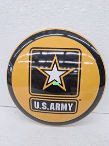 lot 10273 image: U.S. Army Logo Round Wall Sign