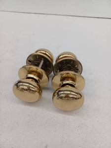 lot 11681 image: 2 Pack Keyless Passage Doorknobs