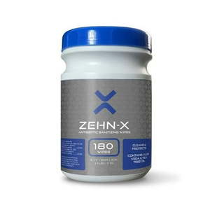 lot 11730 image: Zehn-X Fiber Blend Sanitizing Wipes 6 in. W x 8 in. L 180 pk