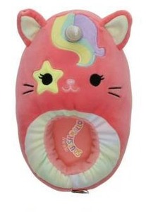 lot 10025 image: Squishmallows Girls Plush Full-Body Step-In Slipper, Size 23