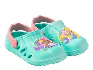 lot 10035 image: Toddler Girls Mermaid Water-Friendly Clogs, Size 8