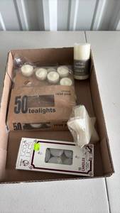 lot 111 image: Hallmark Flameless Candle Set with Tealights