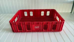 lot 142 image: Coca-Cola Red Plastic Bottle Crate