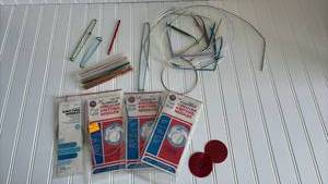 lot 149 image: Aluminum Circular Knitting Needles