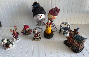 lot 157 image: Holiday Decorative Figurine Collection