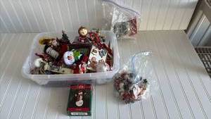 lot 160 image: Christmas Ornament Collection Lot