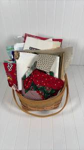 lot 178 image: Cross Stitch with Fabric Bundle