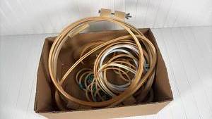 lot 182 image: Bulk Wood Embroidery Hoops Collection