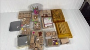 lot 193 image: Stampin Up Rubber Stamp Collection