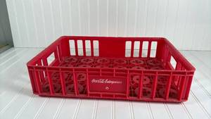 lot 229 image: Coca-Cola Red Plastic Bottle Crate