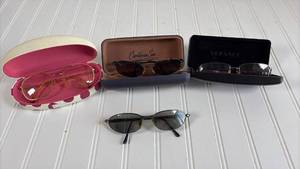lot 232 image: Designer prescription glasses and Sunglasses Collection - Versace, Caribbean Sun, Rayban and more