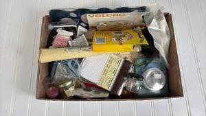 lot 237 image: Craft Supply Lot with Velcro and Hardware