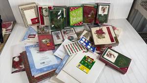 lot 255 image: Bulk Christmas Holiday Greeting Cards Lot
