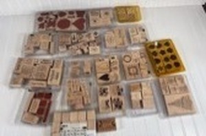 lot 266 image: Stampin Up Rubber Stamp Collection